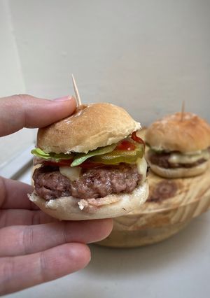 Una foto de Mini hamburguesas