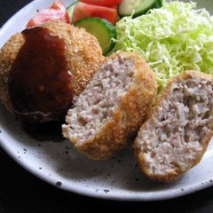 A picture of Pork Mince Katsu.