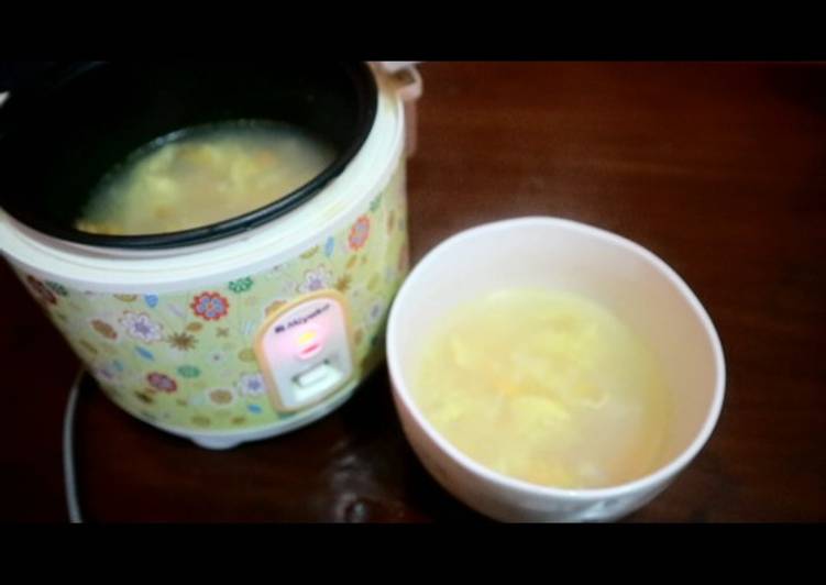 Sop ayam jagung rice cooker