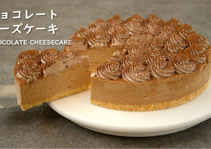 No-Bake! Chocolate Cheesecake ☆Recipe Video☆