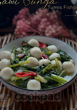 Gambar Sawi Bunga Tumis Fishball