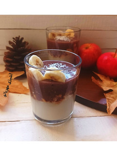 عکسی از دستور پودینگ موزی _ شکلاتی