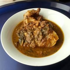 A picture of Ukazi soup.