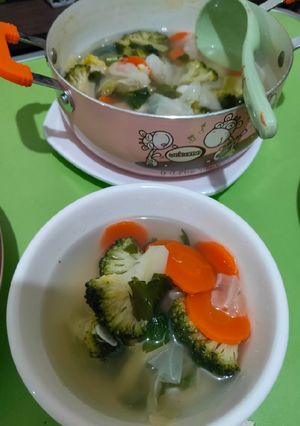 Foto resep Sup Sayur Cemplung² Tanpa Minyak