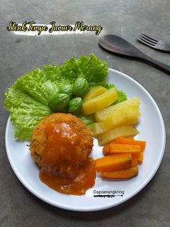 Foto resep 401. Steak tempe jamur merang