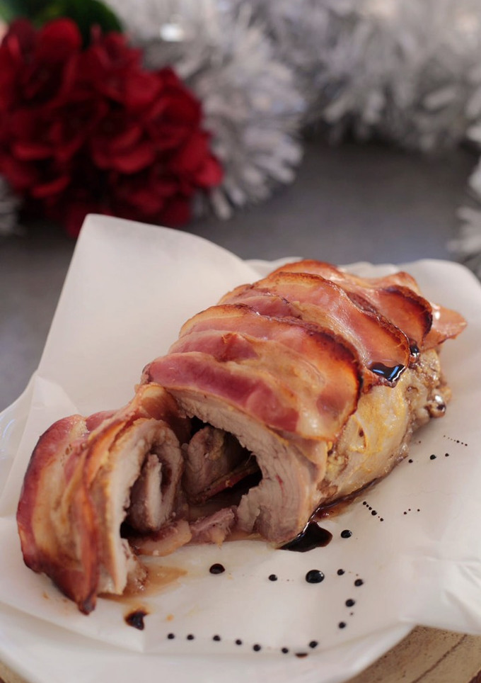 Una foto de Rollo de secreto de cerdo navideño y económico 🎁❤️