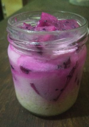 Foto resep Overnight oat Buah Naga