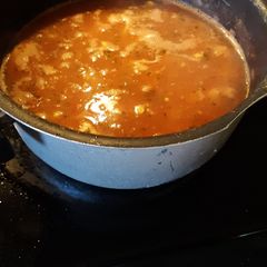 A picture of Easy Chicken Tortilla Soup GF.