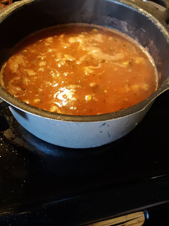 A picture of Easy Chicken Tortilla Soup GF.