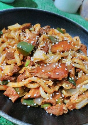Foto resep Udon Saos Gochujang