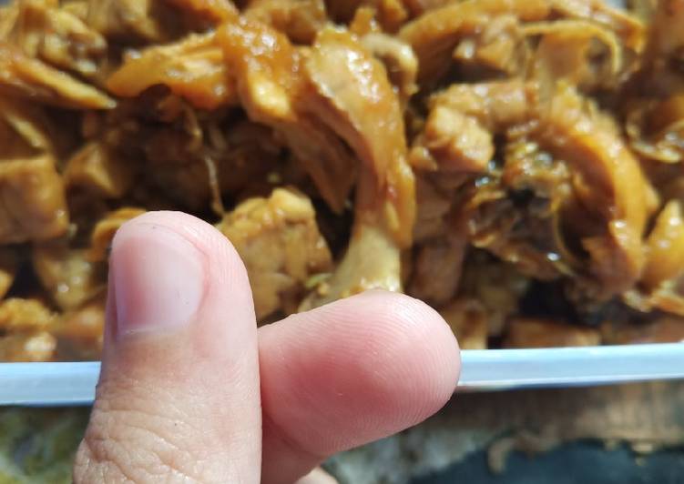 Oseng tempe suir ayam