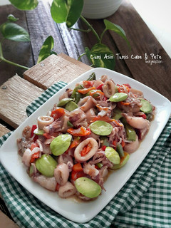 Foto resep Cumi Asin Tumis Cabe & Pete