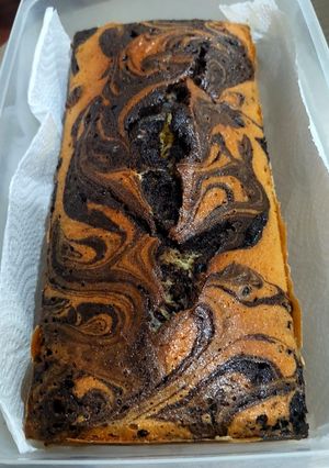 Foto resep Marmer cake loyang kotak ❤️