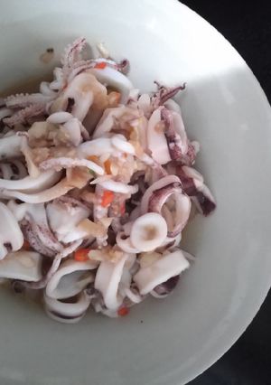 รูปของ ปลาหมึกผัดพริกสด