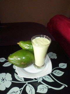 A picture of Avocado smoothie.