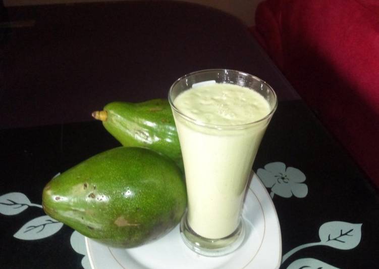 Recipe of Awsome Avocado smoothie | This is Recipe So Quick You Must Undertake Now !!