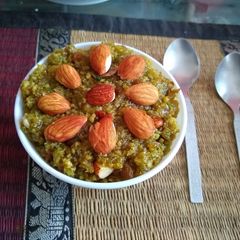 A picture of Watermelon rind halwa.