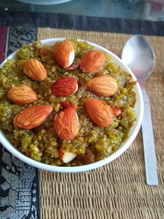 A picture of Watermelon rind halwa.