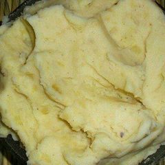 A picture of Mashed potatoes.