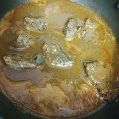 A picture of Chettinad style fish curry.