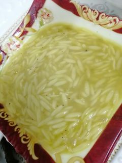صورة لوصفة شوربة لسان العصفور
