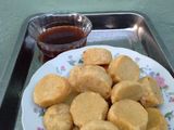 Pempek udang rebon