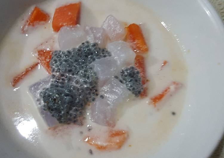 Resep Baru Bubur pepaya Air mata Ala Warung