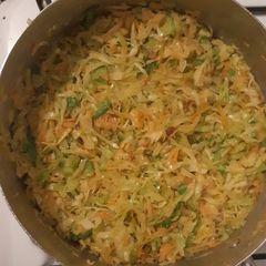 A picture of Fried cabbage.