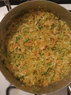 A picture of Fried cabbage.