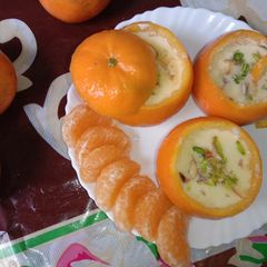 A picture of Orange Rabdi Delight.