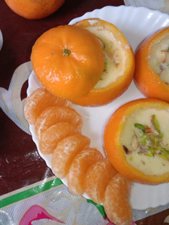 A picture of Orange Rabdi Delight.