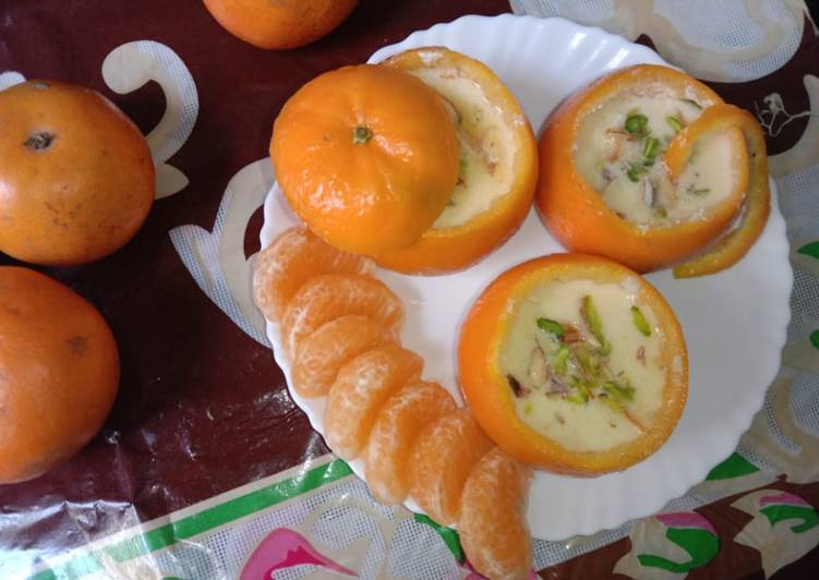 Step-by-Step Guide to Prepare Quick Orange Rabdi Delight