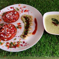 A picture of Beetroot Aapam.