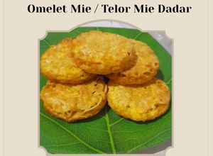 Foto resep Omelet Mie / Telor Mie Dadar