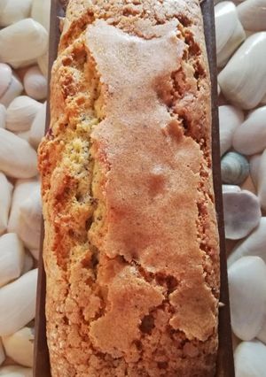 Una foto de Budín de arándanos con semillas de amapolas