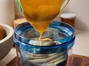A picture of strained yogurt