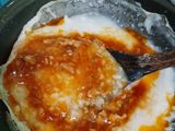(MPASI 10 bulan) Nasi tim ayam wortel saus asam manis