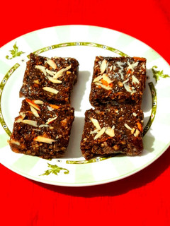 A picture of Anjeer Burfi.
