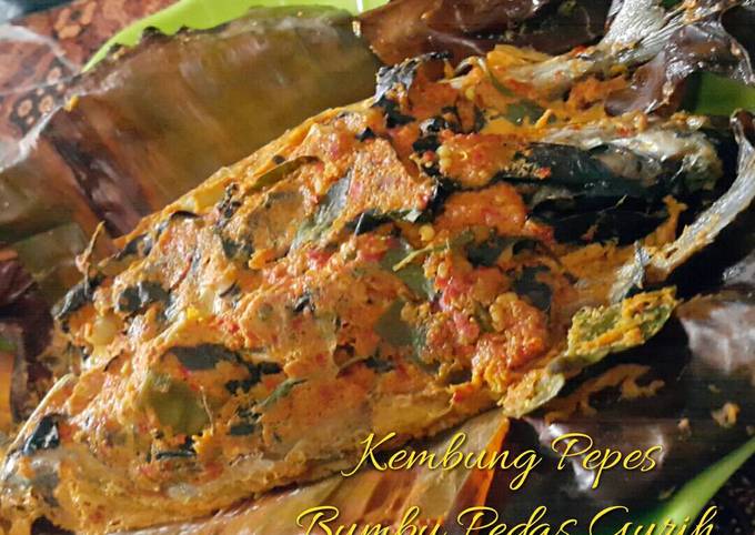 Anti Ribet, Memasak Kembung Pepes Bakar Bumbu Pedas Gurih ala mama Yang Enak
