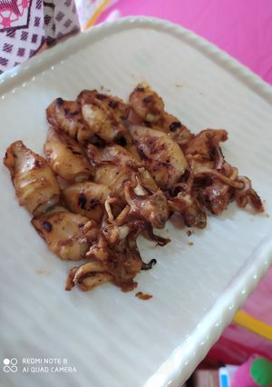 Foto resep Cumi Bakar Pedas