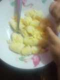 Bollitos de masa de harina de maíz con huevo