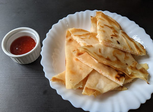 台式月亮蝦餅 的食譜成品照片
