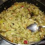 Φιλιππινέζικα Noodle με γαρίδες, κοτόπουλο και λαχανικά