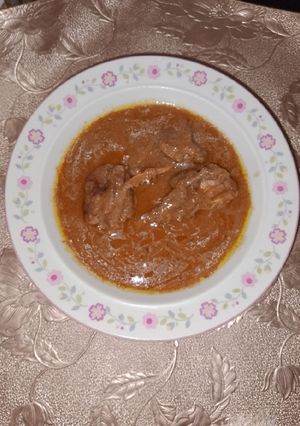 A picture of Mutton Quorma.