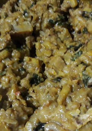 A picture of Plantain porriage.