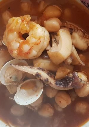 Una foto de Garbanzos marineros