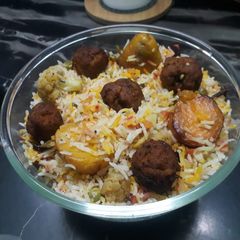 Kabuli pulao A picture of Kabuli pulao.