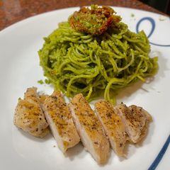 A picture of Pesto Pasta.
