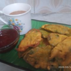 Jhatpat palak pakoda A picture of Jhatpat palak pakoda.
