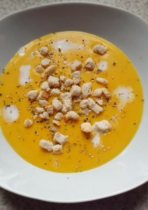 A picture of Butternut Squash Soup.